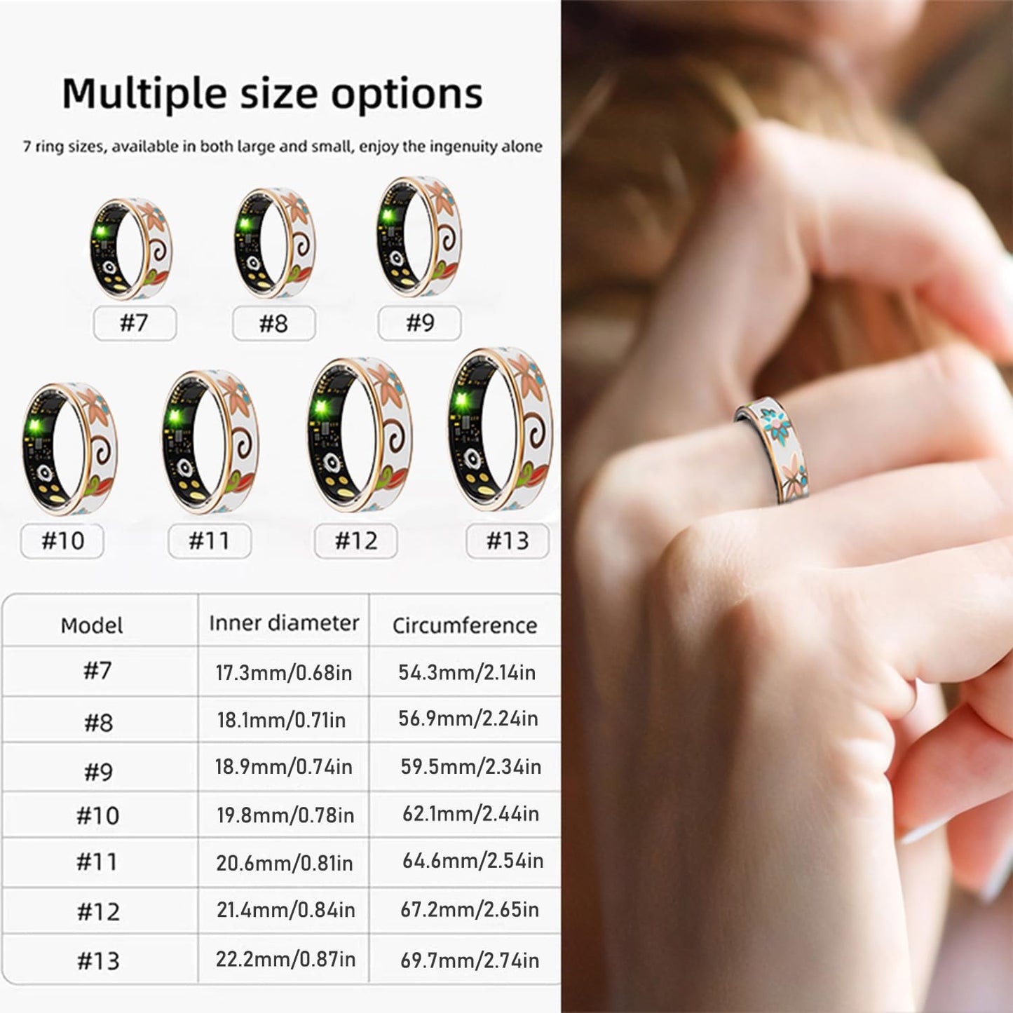 Women’s Wellness & Fitness Smart Ring