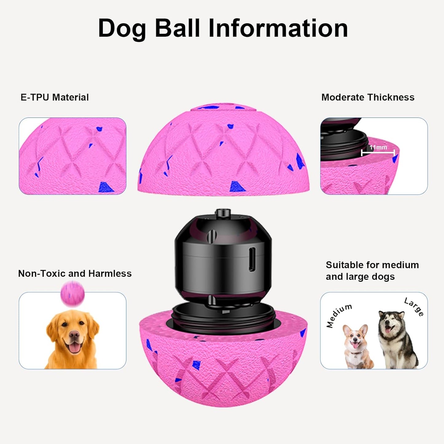 Smart Bouncing Interactive Dog Ball