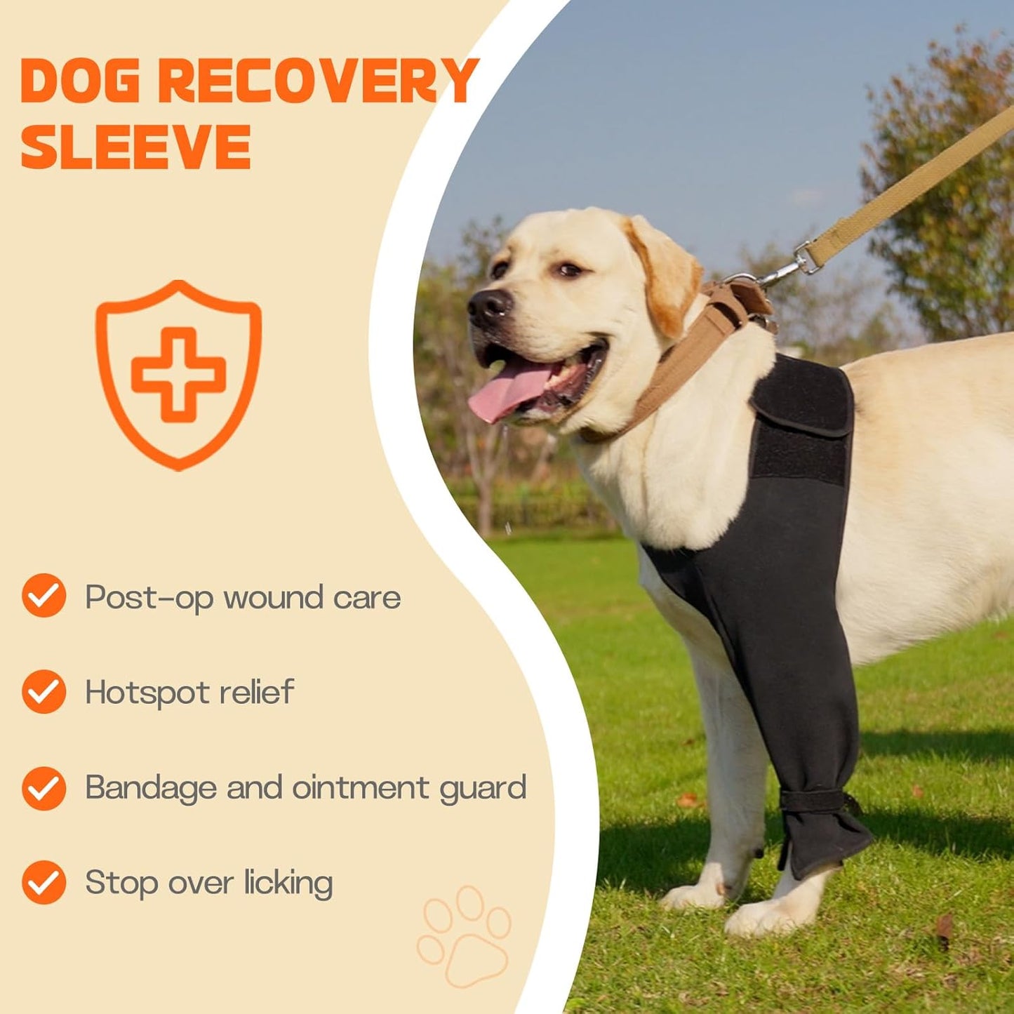 Cone-Free Dog Pain Relief Sleeve