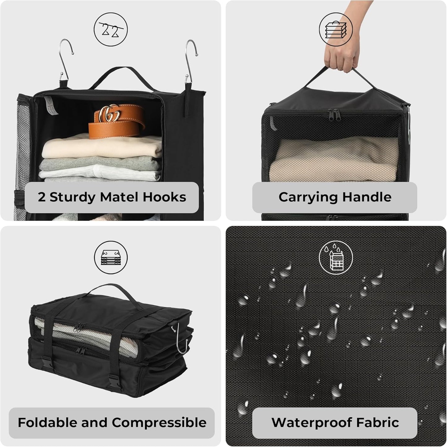 Hanging Compression Packing Cubes