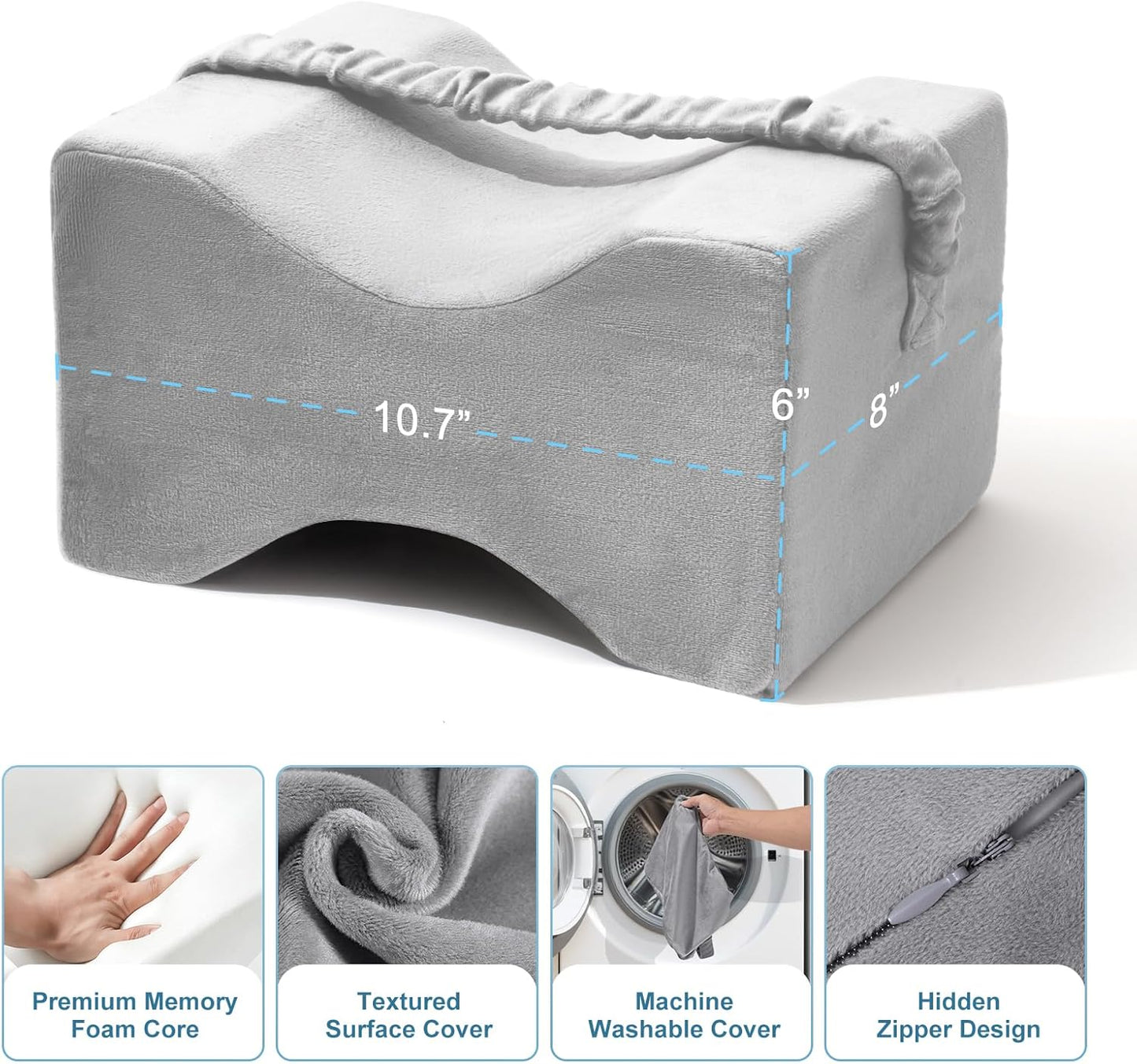 Memory Foam Knee Pillow Relief