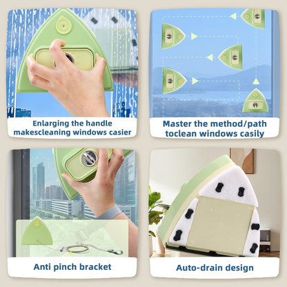 Magnetic Double-Sided Window Cleaner