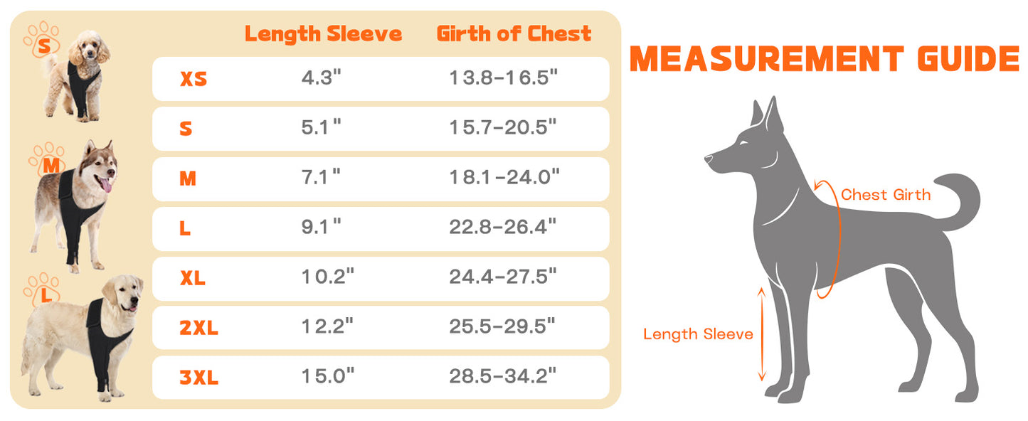 Cone-Free Dog Pain Relief Sleeve