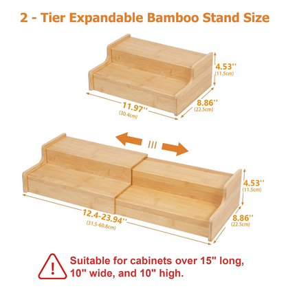 Expandable Bamboo Stand