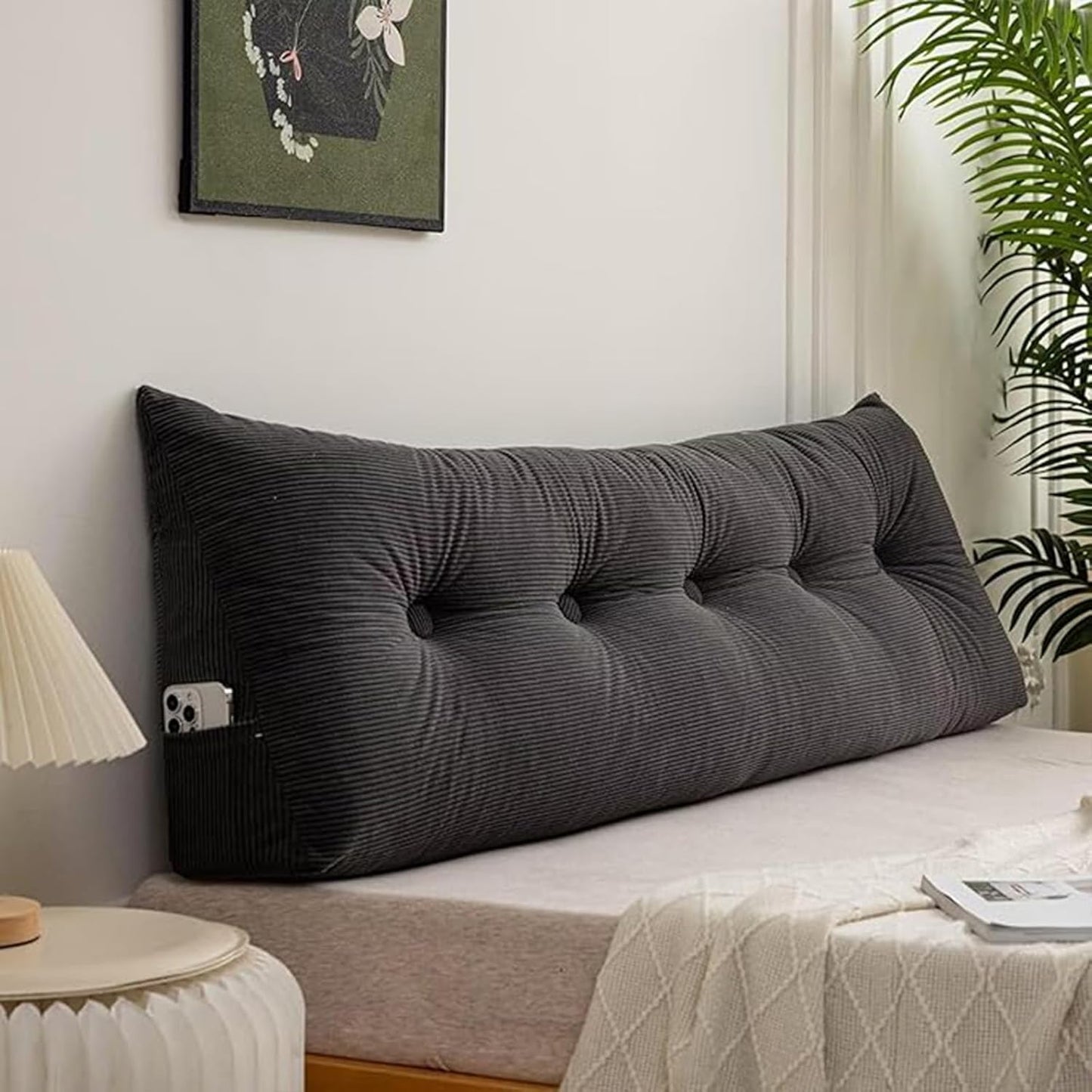 Triangular Wedge Headboard Backrest