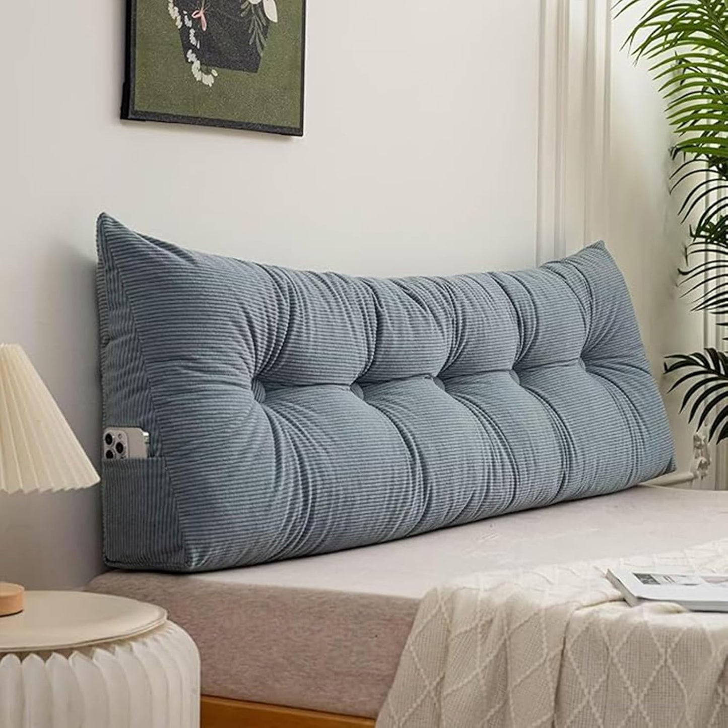 Triangular Wedge Headboard Backrest