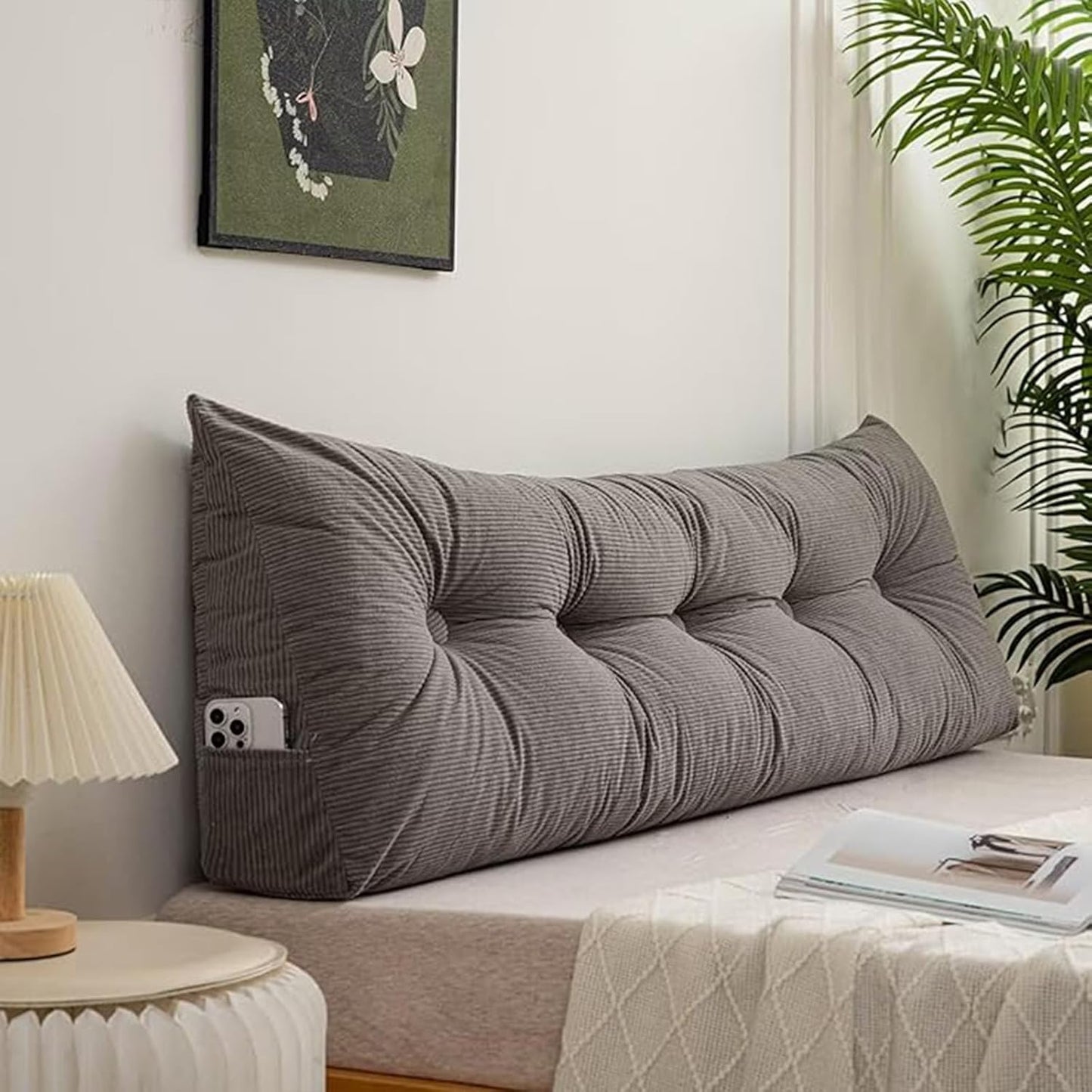 Triangular Wedge Headboard Backrest