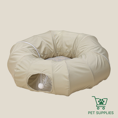 Luxury Donut Cat Tunnel Bed